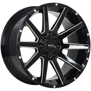 Ruffino HARD – Sinner – Black – 20″x9″ 15mm – Summer Wheels – RUF4820002